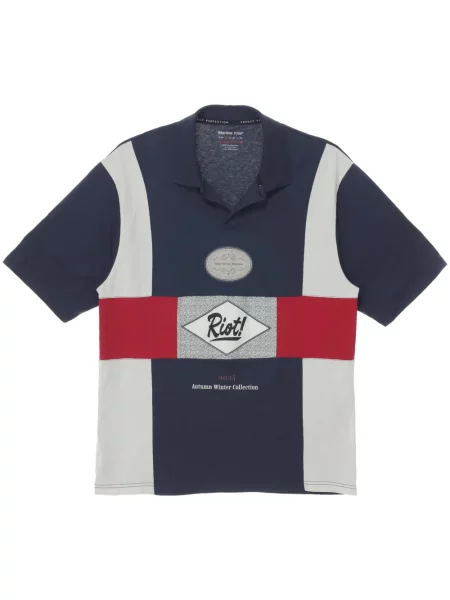 Поло тениска Martine Rose синьо