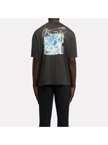 Reebok T-shirt Trailunisex Washed Black Size: XS czarna