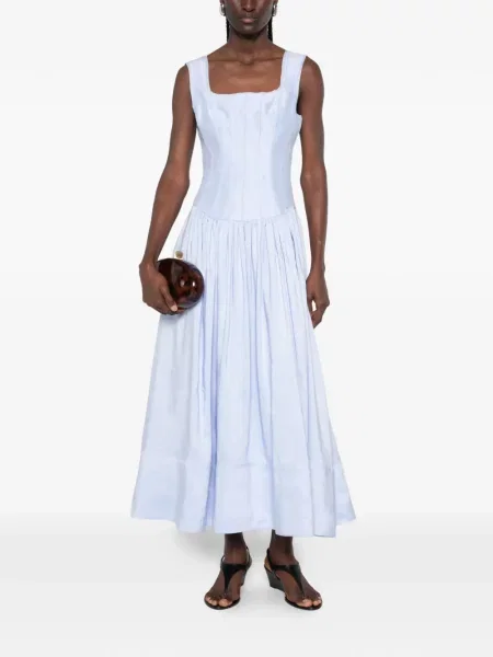 Rochie midi Aje albastru