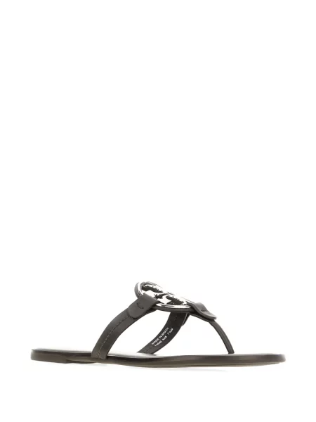 Sandale Tory Burch cu autograf maro