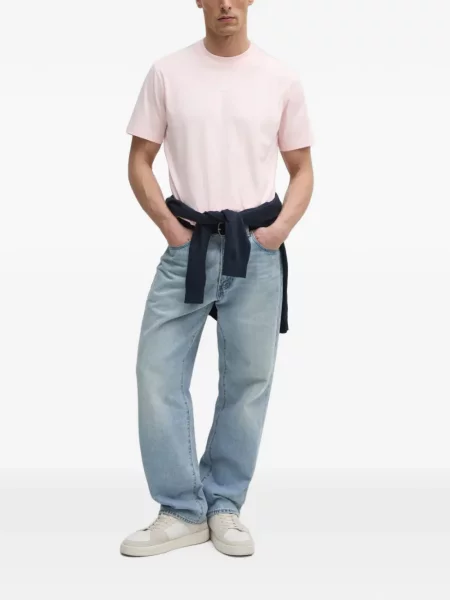 Tricou Lacoste cu autograf roz