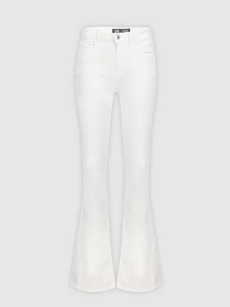 Джинси кльош LTB Jeans бавовна/модал білий