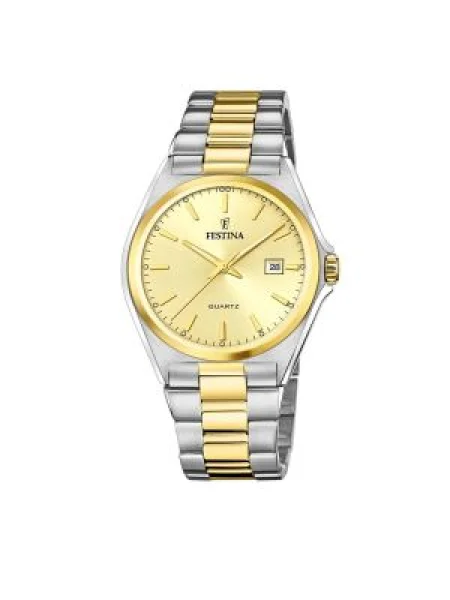FESTINA Analogové hodinky Date watch ACERO CLASICO zlatá