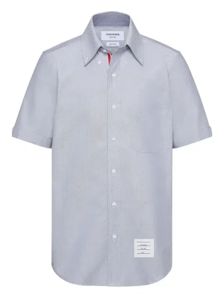 Cămașă Thom Browne scurtă albastru