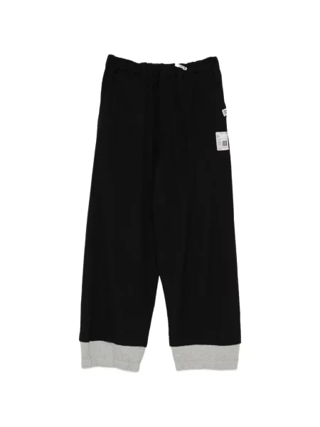 Pantaloni Maison Mihara Yasuhiro de lână negru