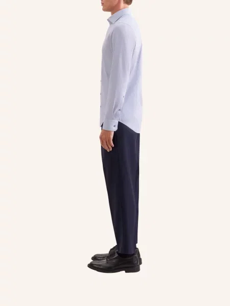 Seidensticker Koszula Biznesowa O Kroju X-Slim Fit blau niebieska