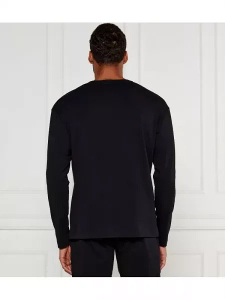 Tricou mânecă lungă Hugo Bodywear negru