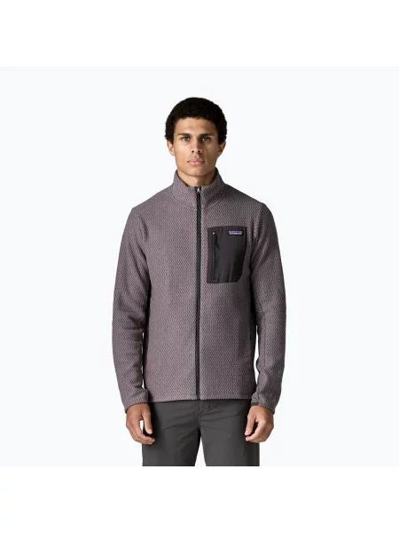 Hanorac din fleece Patagonia din fleece gri