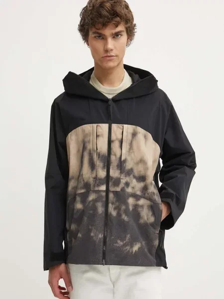 HUGO geaca barbati de tranzitie oversize negru
