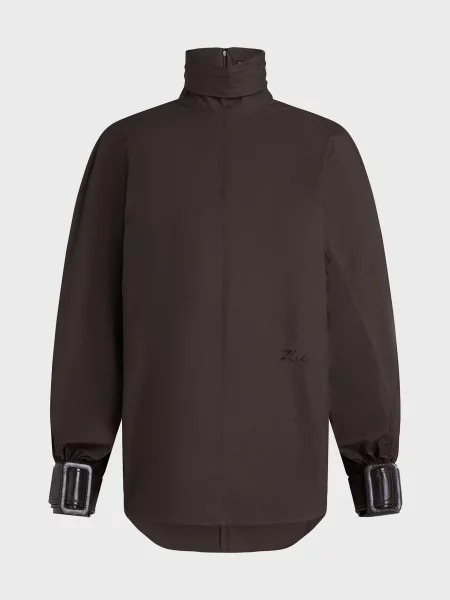 Блуза Karl Lagerfeld коричнева