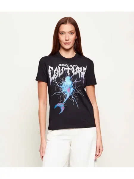 Versace Jeans Couture Tricou MERMAID negru