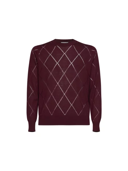 Sweter Dries Van Noten wełniany czerwony