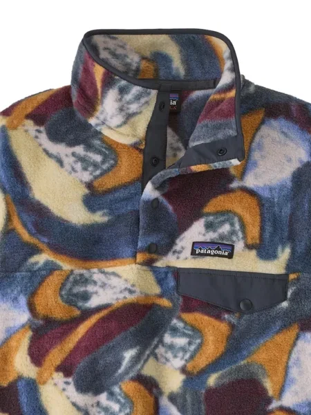 Pulover Patagonia din fleece albastru