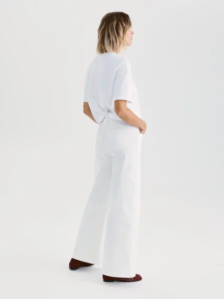 Reserved Джинси широкого крою білий