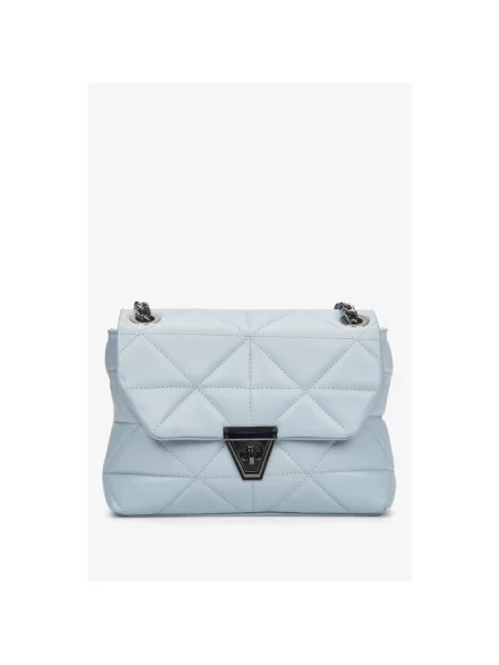 Сумка шкіряна Estro блакитна