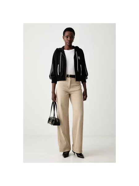 Bluza rozpinana Michael Kors z logo czarna