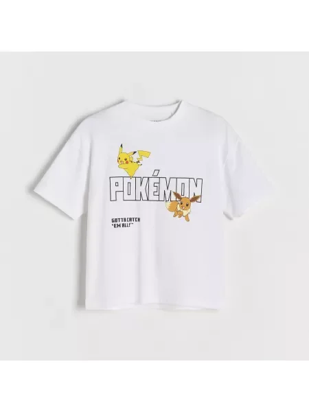 Reserved Pokémon póló krémszínű