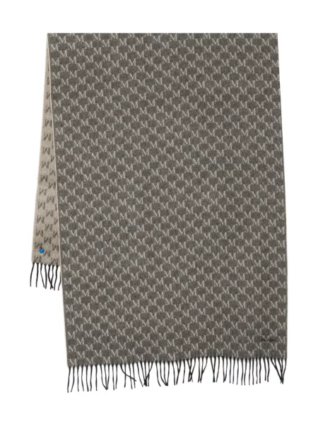 Fular Max Mara cu franjuri negru