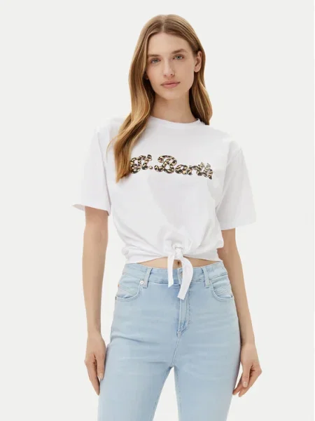 Silvian Heach Tricou Knippi alb