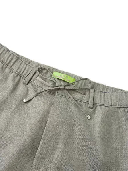 Pantaloni Shanghai Tang cu cordon verde