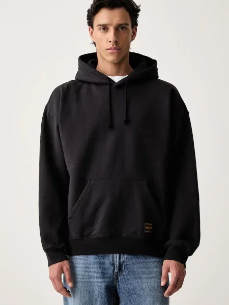 Levi's hanorac cu glugă pentru bărbați cu WORKWEAR PO negru