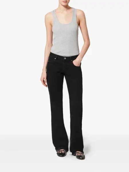 Blugi evazați Isabel Marant negru