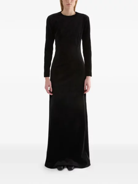 Rochie Jil Sander de catifea negru