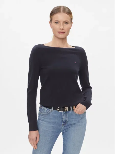 Pulover Tommy Hilfiger modra