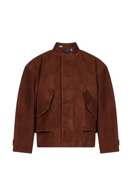 Geacă bomber Levi's® din piele de căprioară albastru