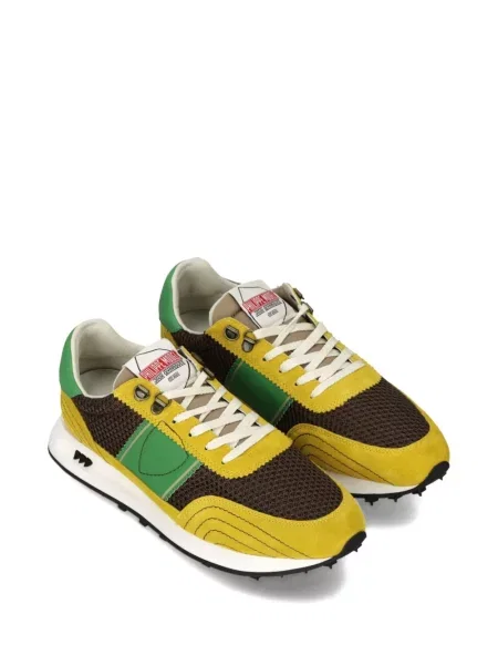 Sneakerși Philippe Model Paris din piele de căprioară galben