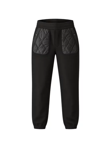 Pantaloni Moncler alergare negru