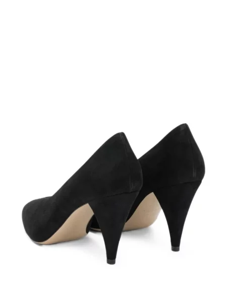 Pantofi cu toc Casadei din piele de căprioară negru