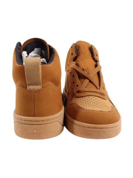 Sneakersy Veja z nubuku brązowe