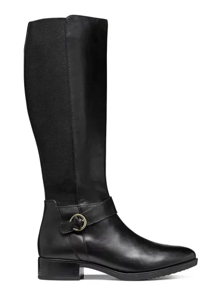 Geox Obuwie Kobieta 38 EU Stylowe wysokie buty dla kobiet czarny