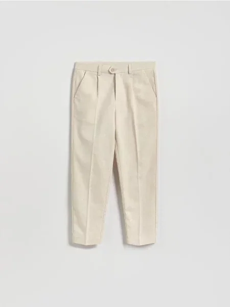 Костюмные брюки Reserved бежевые