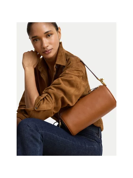 Ročna torba LAUREN RALPH LAUREN rjava