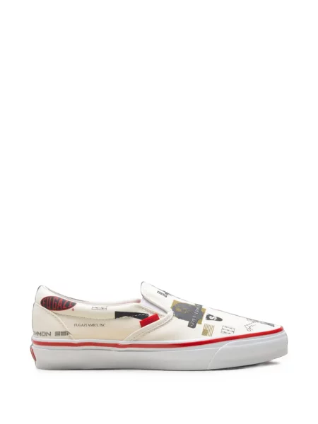 Chiloți Vans cu imagine slip-on clasic alb
