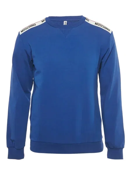 Mikina Moschino Pre-owned s autogramem modrá