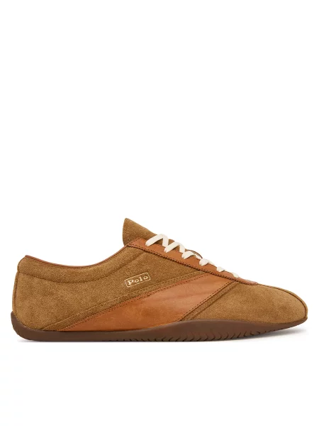 Sneakers Polo Ralph Lauren Rl Racer deschis maro