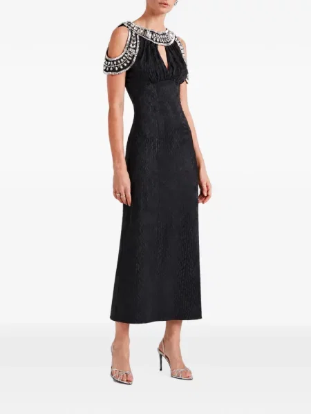 Rochie midi Temperley London negru