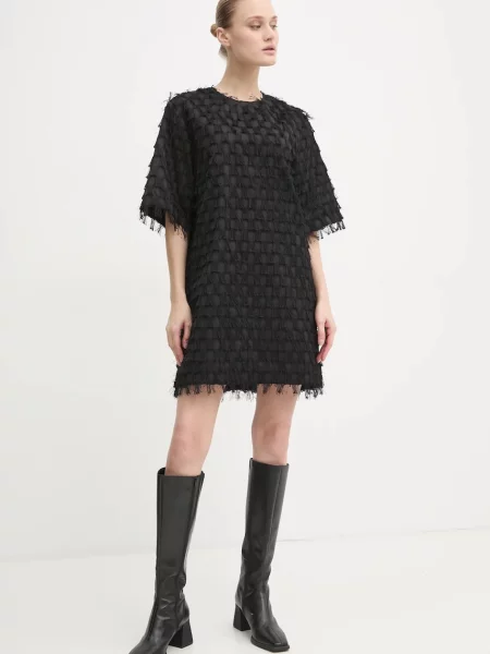 Day Birger et Mikkelsen sukienka Nori mini prosta czarny
