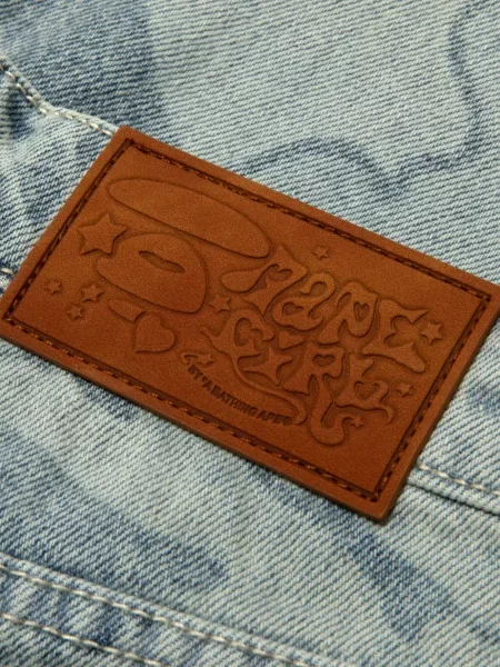 Siuvinėtos šortai Aape By *a Bathing Ape® mėlyna