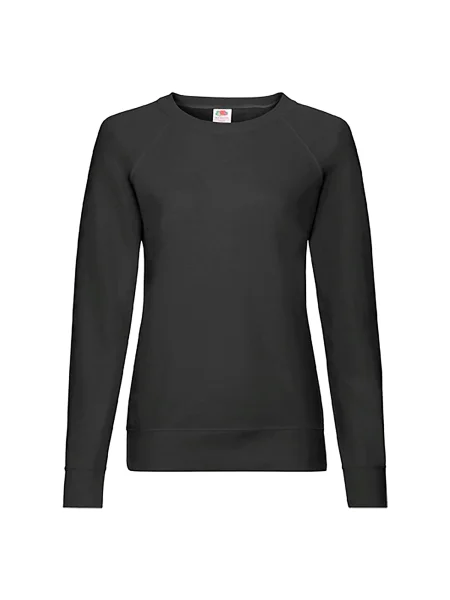 Класически суичър с качулка Fruit Of The Loom черно