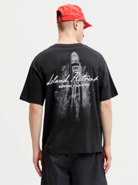 Jack & Jones Marškinėliai Eterna juoda