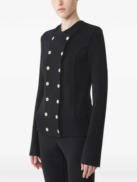 Geacă Lanvin cu două rânduri de nasturi negru