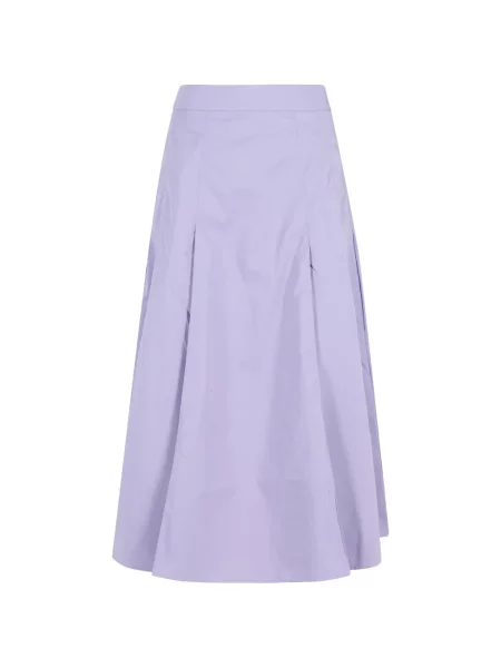 Fustă midi Essentiel Antwerp în linie A violet
