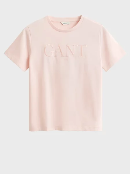 Футболка Gant рожева
