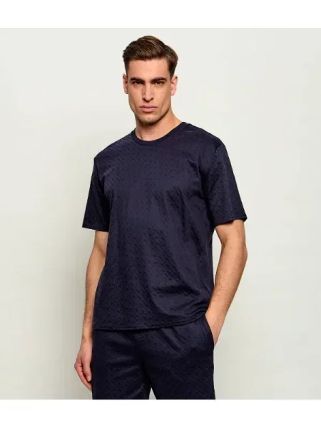 BOSS BLACK Top de pijama Relax negru
