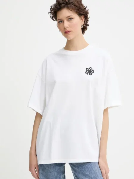 Тениска Levi's GRAPHIC SHORT STACK TEE дамска бяло