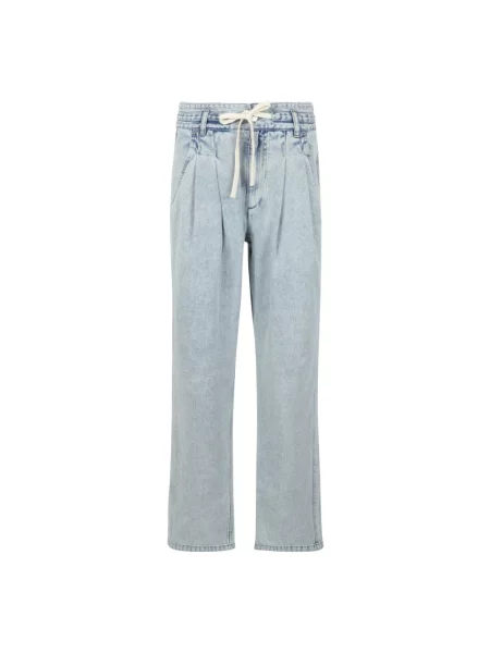 Szerokie jeansy Marant Etoile niebieskie